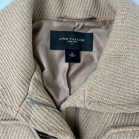 Ann Taylor Wool Blend Toggle Closure Vintage Style Coat XS - Picture 6 of 7